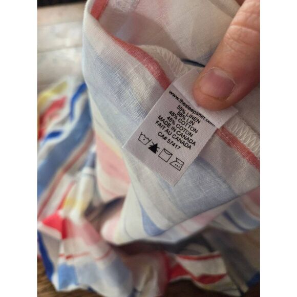 The Sleep Shirt Short Sleep Shirt Petite Midsummer Stripe - Picture 4 of 5